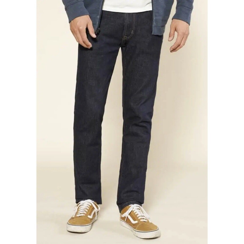 Outerknown SEA Jeans The Cove Slim Mens Dark Indigo Rinse Denim